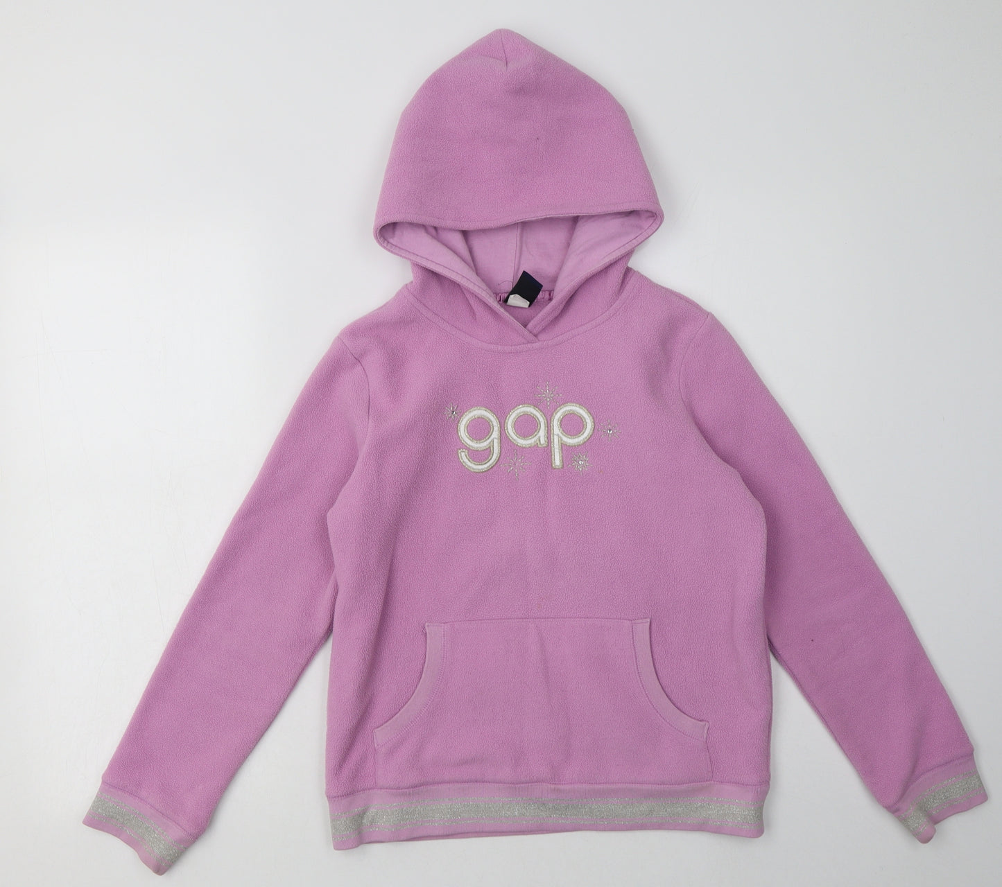 Gap Girls Purple  Polyester Pullover Hoodie Size 13 Years  Pullover