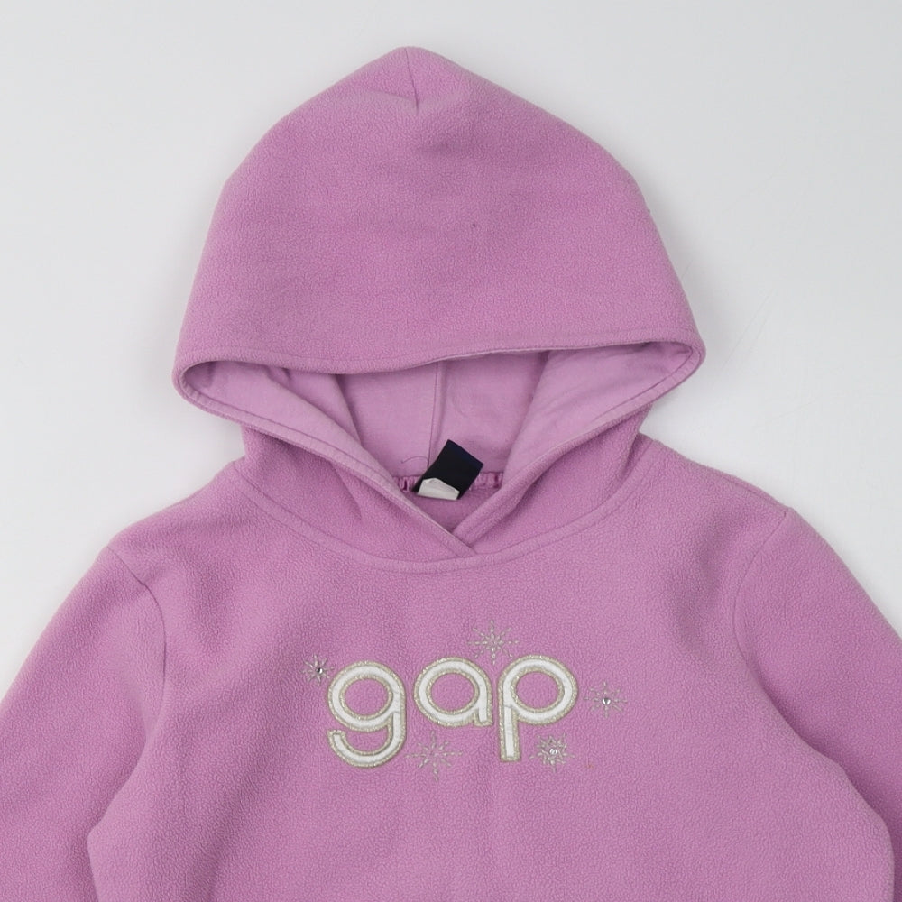 Gap Girls Purple  Polyester Pullover Hoodie Size 13 Years  Pullover