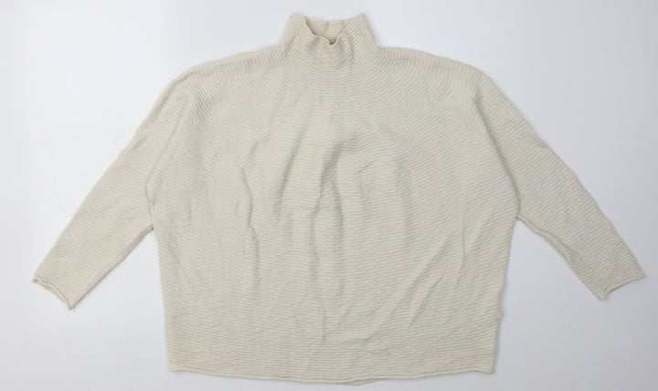 Phase Eight Womens White  Polyamide Pullover Sweatshirt Size M  Pullover