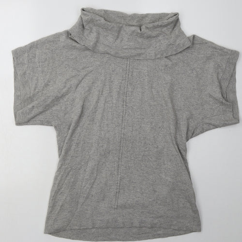 Marks and Spencer Womens Grey  Viscose Pullover Sweatshirt Size 8  Pullover