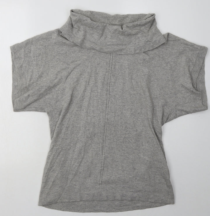 Marks and Spencer Womens Grey  Viscose Pullover Sweatshirt Size 8  Pullover