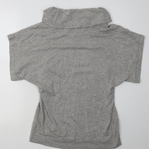 Marks and Spencer Womens Grey  Viscose Pullover Sweatshirt Size 8  Pullover