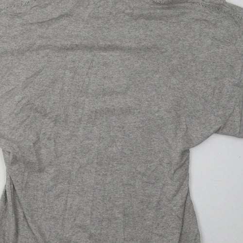 Marks and Spencer Womens Grey  Viscose Pullover Sweatshirt Size 8  Pullover