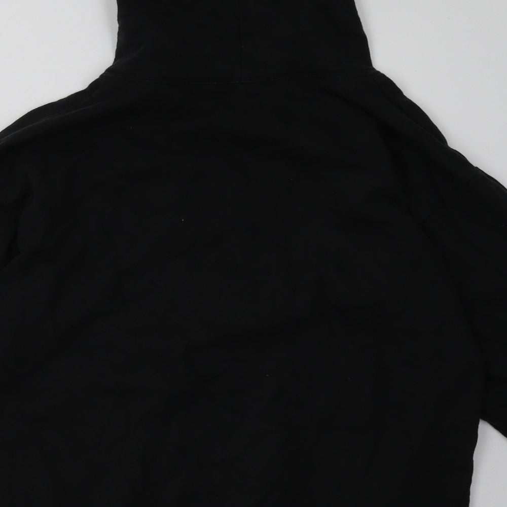 Nasty Gal Womens Black  Cotton Pullover Hoodie Size M  Pullover