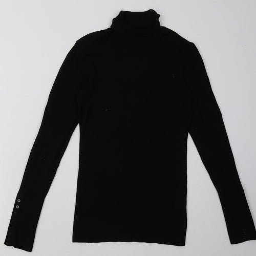 Primark Womens Black  Viscose Pullover Sweatshirt Size 10  Pullover