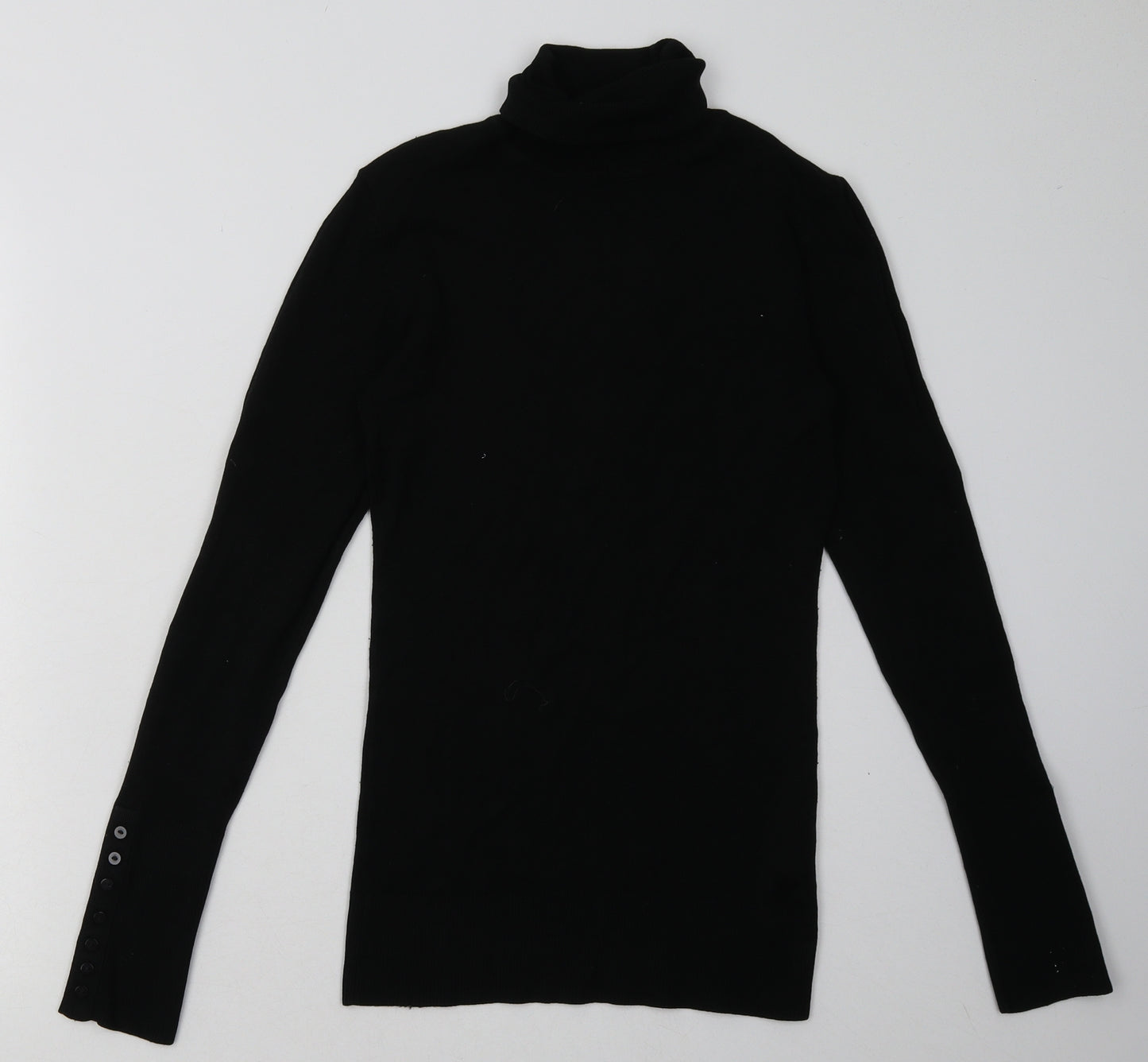 Primark Womens Black  Viscose Pullover Sweatshirt Size 10  Pullover