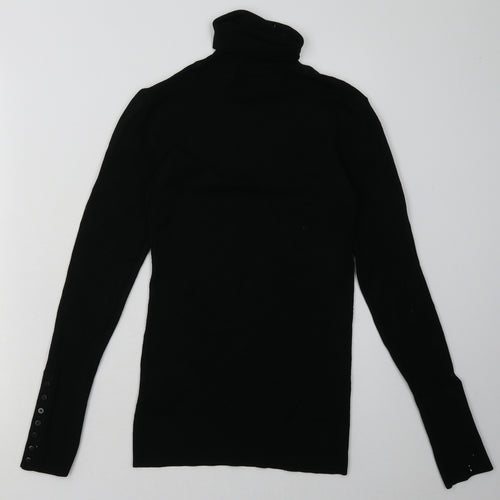 Primark Womens Black  Viscose Pullover Sweatshirt Size 10  Pullover