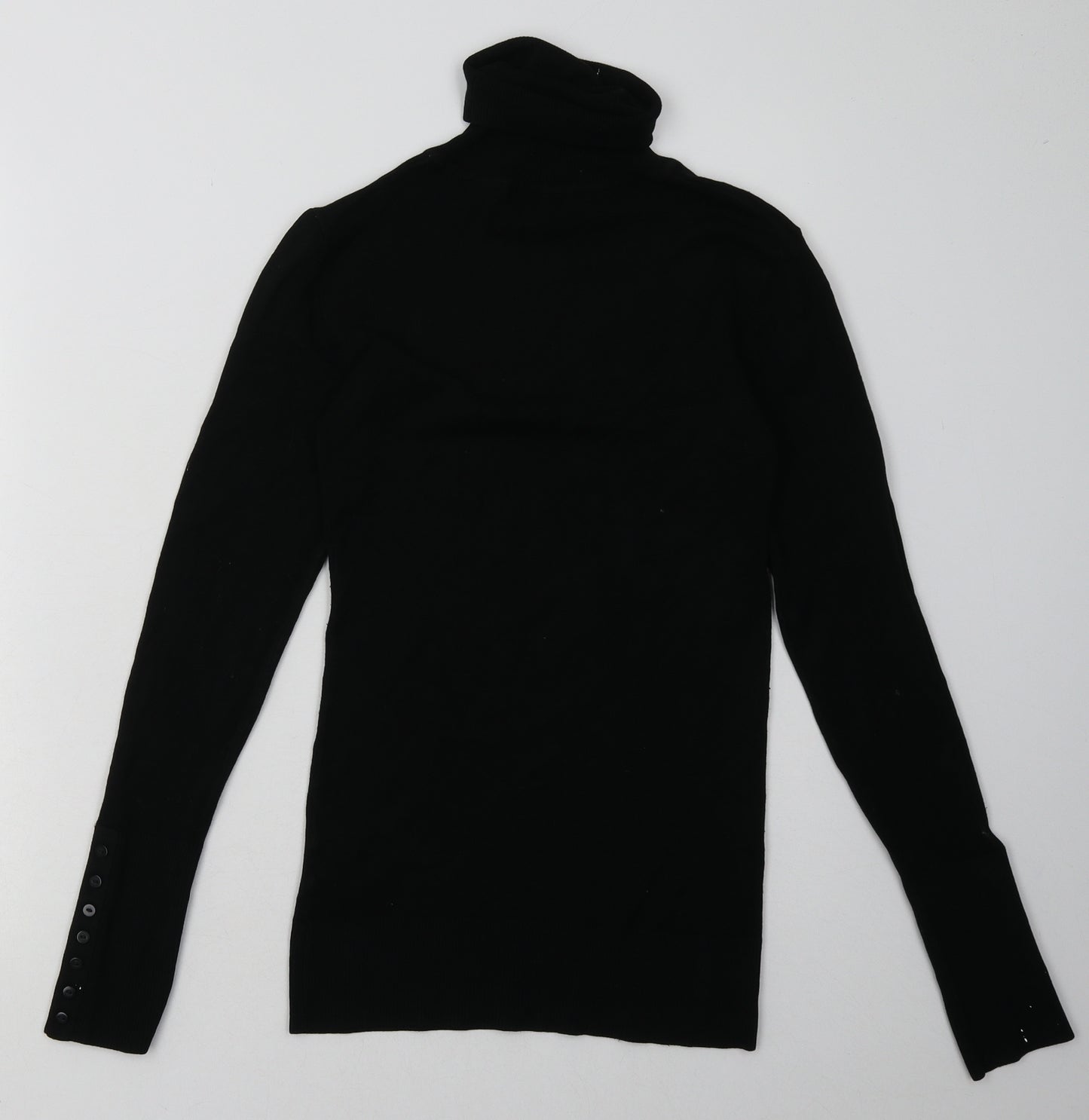 Primark Womens Black  Viscose Pullover Sweatshirt Size 10  Pullover
