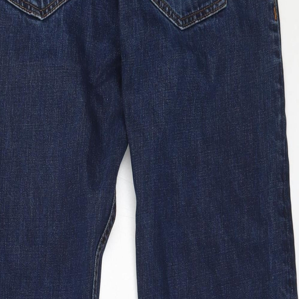 Henri Lloyd Mens Blue  Cotton Straight Jeans Size 30 in L29 in Regular