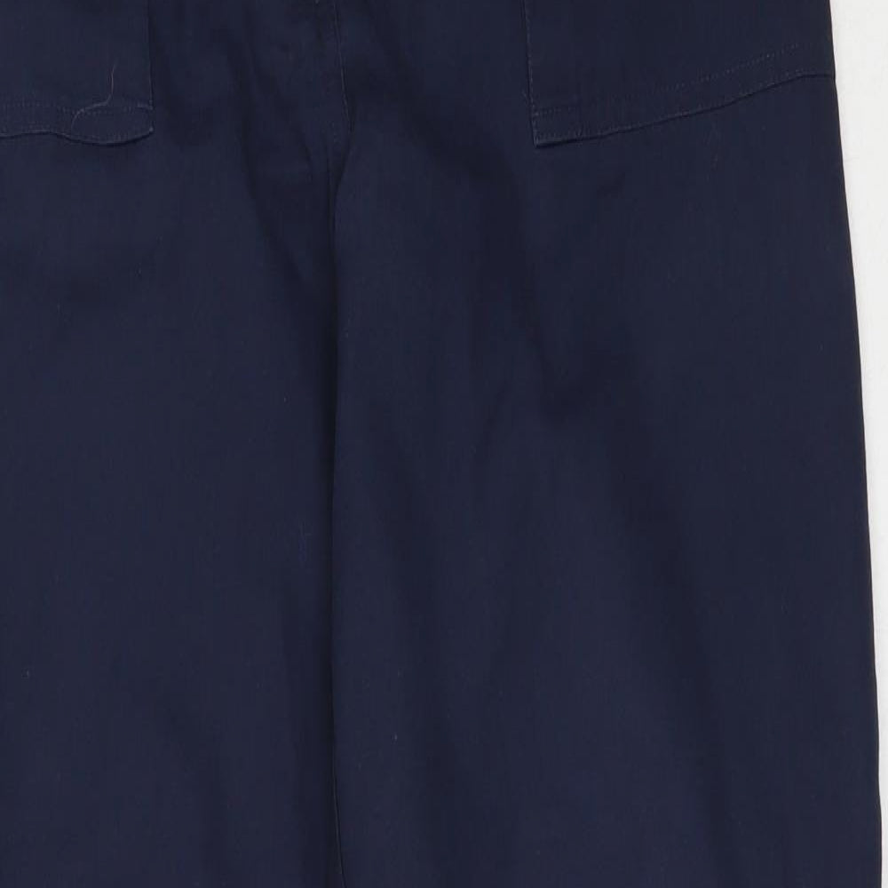 Scouts Womens Blue  Polyester Cargo Trousers Size 12 L31.5 in Regular