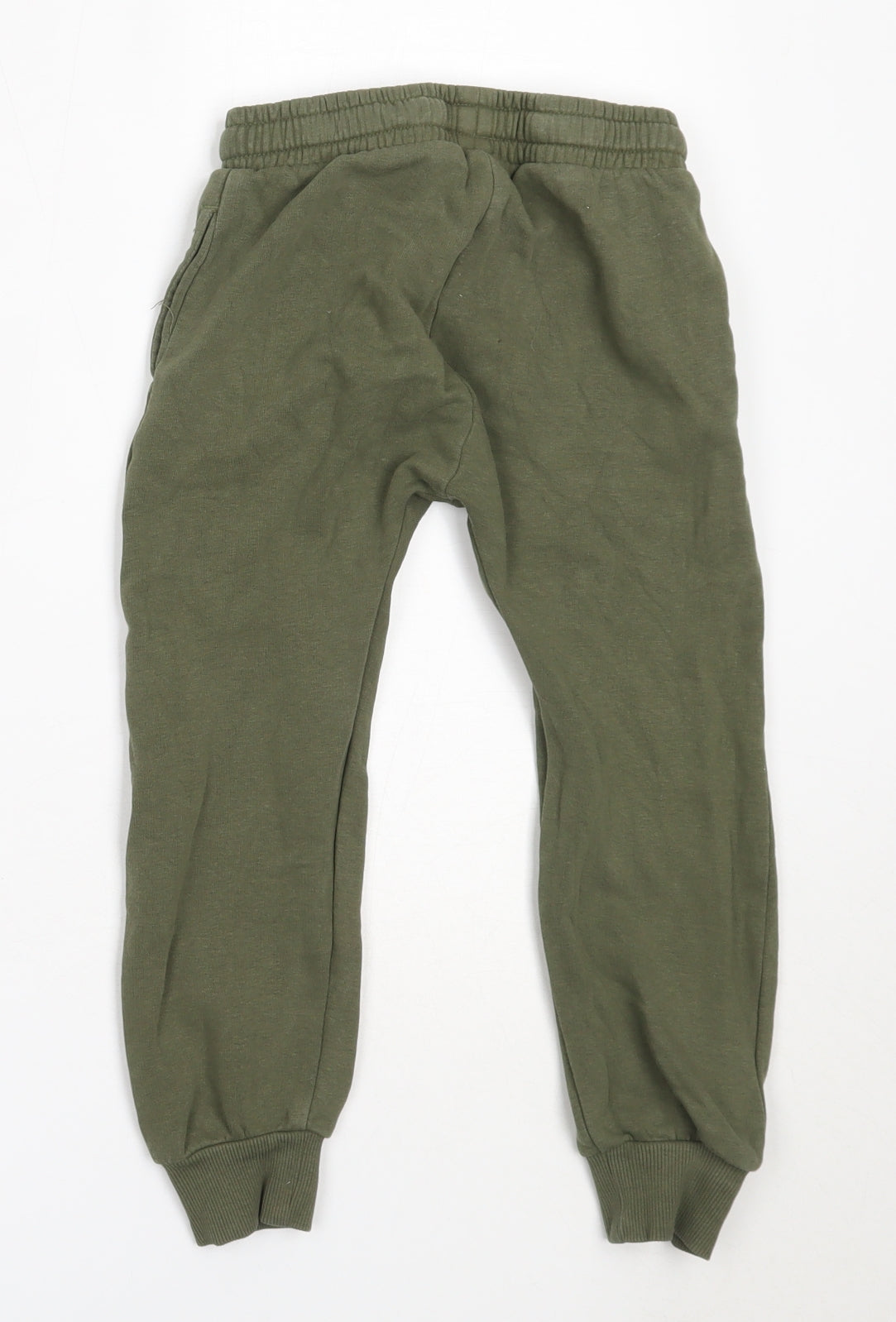 NEXT Boys Green  Cotton Jogger Trousers Size 5-6 Years  Regular