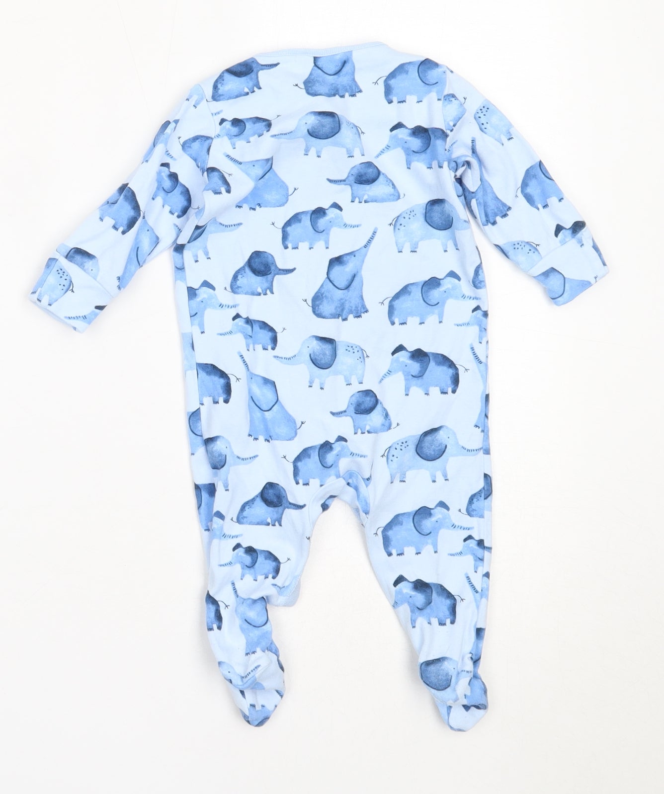 NEXT Boys Blue  Cotton Babygrow One-Piece Size 3-6 Months