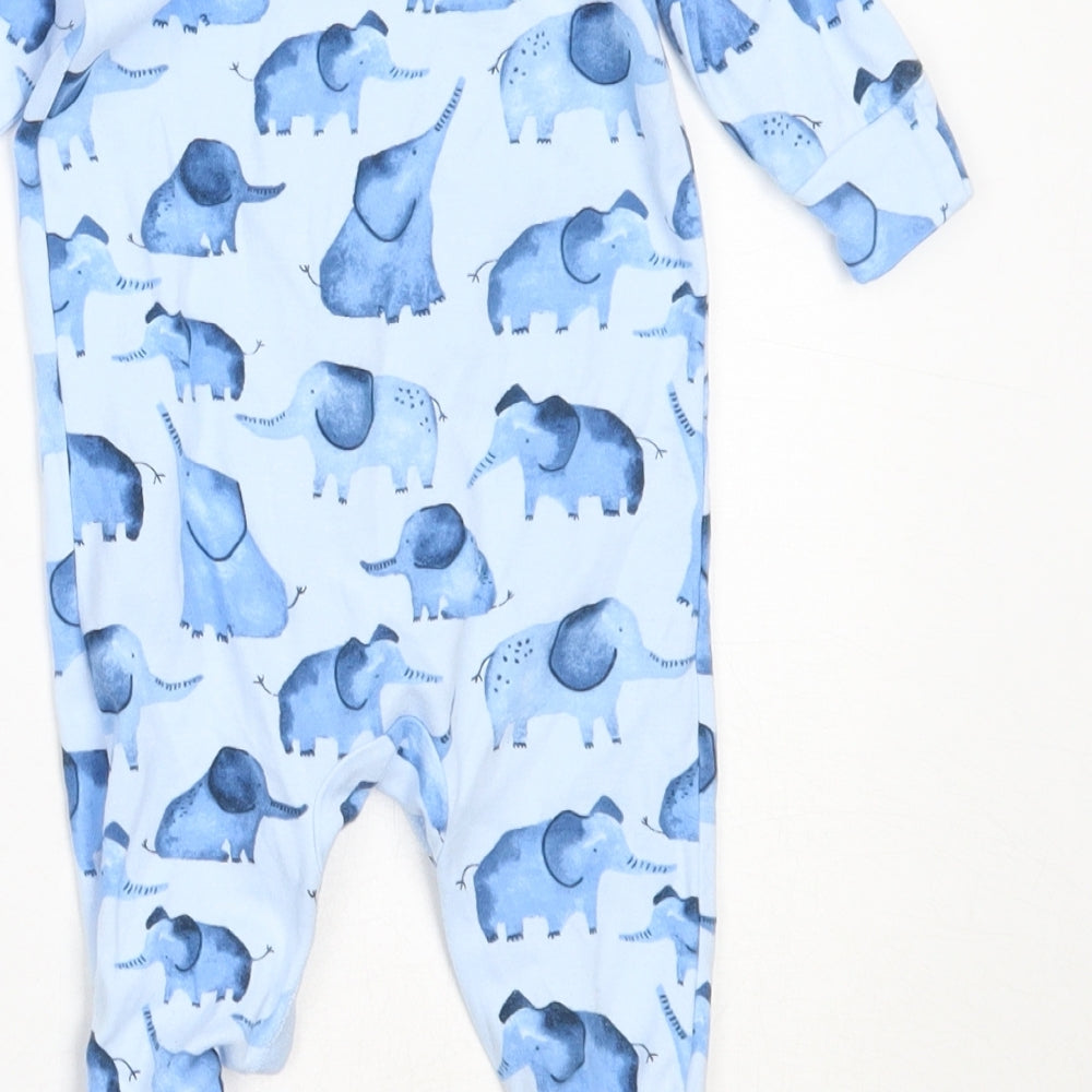 NEXT Boys Blue  Cotton Babygrow One-Piece Size 3-6 Months