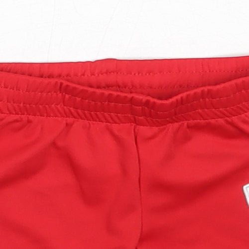 EURO2020 Boys Red  Polyester Cropped Trousers Size 6-9 Months   - wales uefa euro 2020