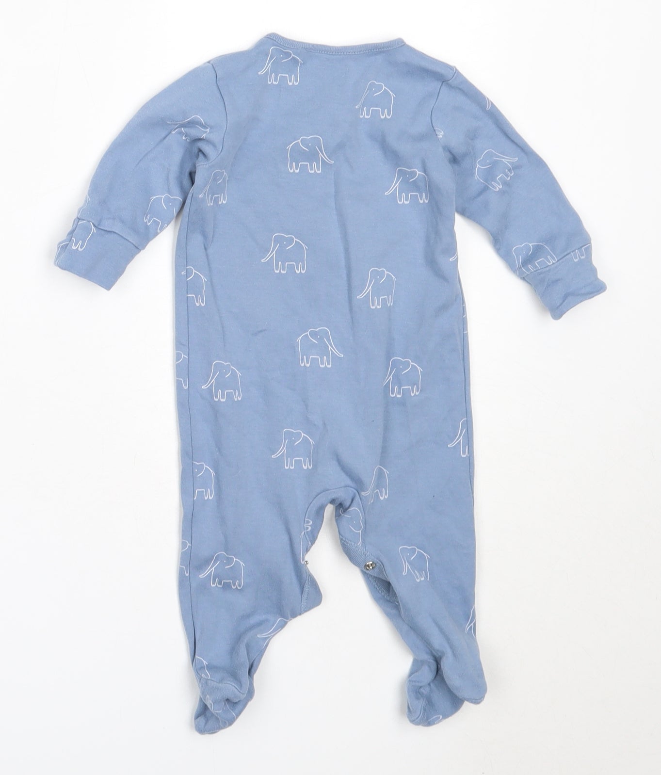 NEXT Boys Blue  Cotton Babygrow One-Piece Size 3-6 Months