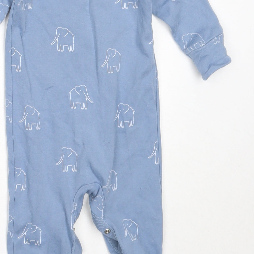 NEXT Boys Blue  Cotton Babygrow One-Piece Size 3-6 Months