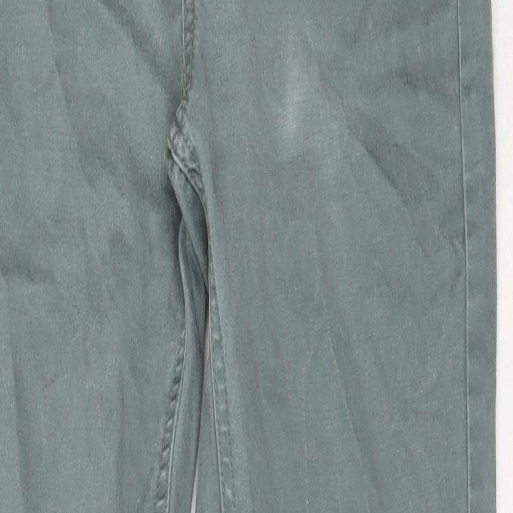 TU Womens Green  Cotton Skinny Jeans Size 8 L27 in Regular