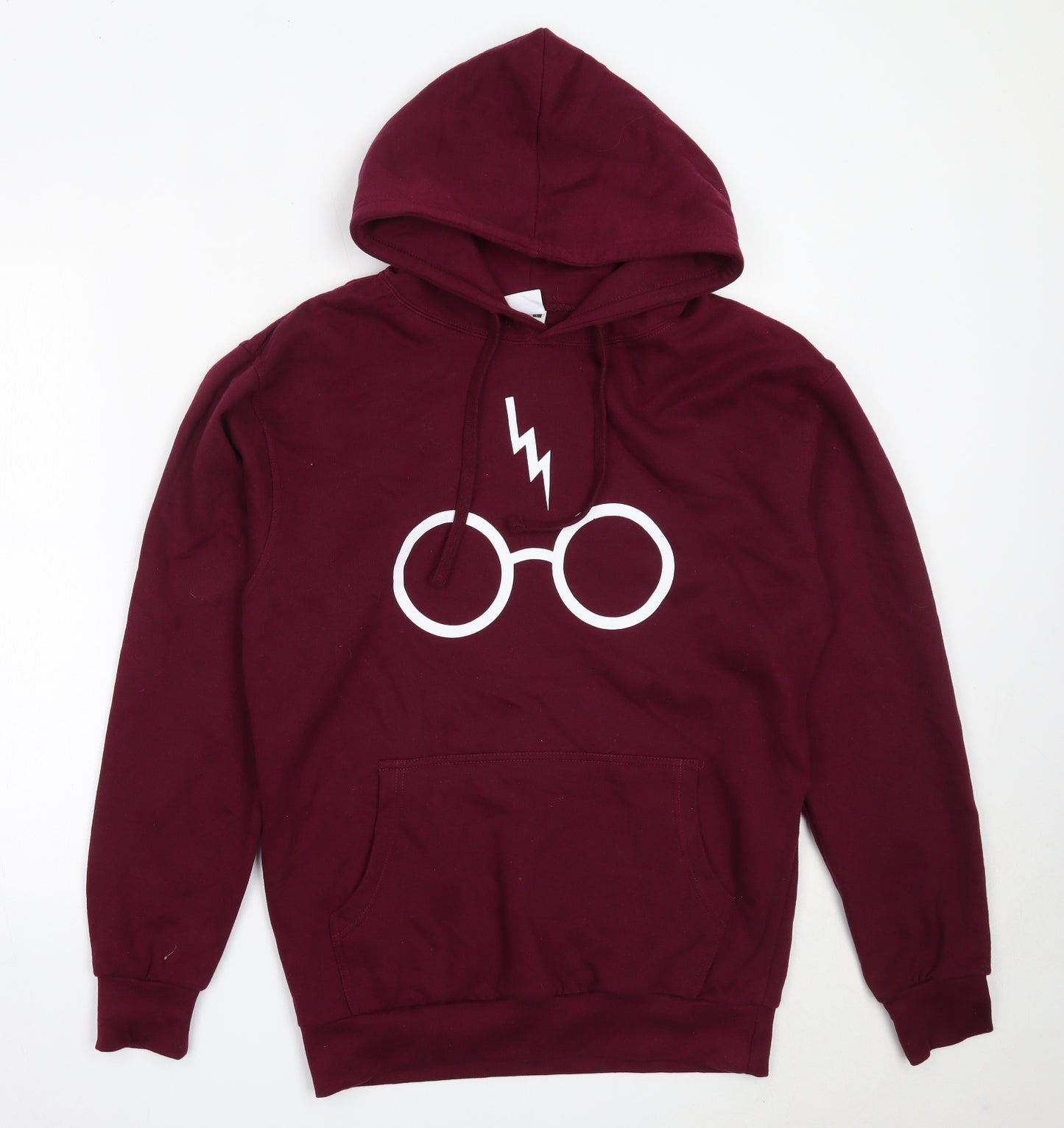 Famona Mens Purple  Cotton Pullover Hoodie Size L   - harry potter