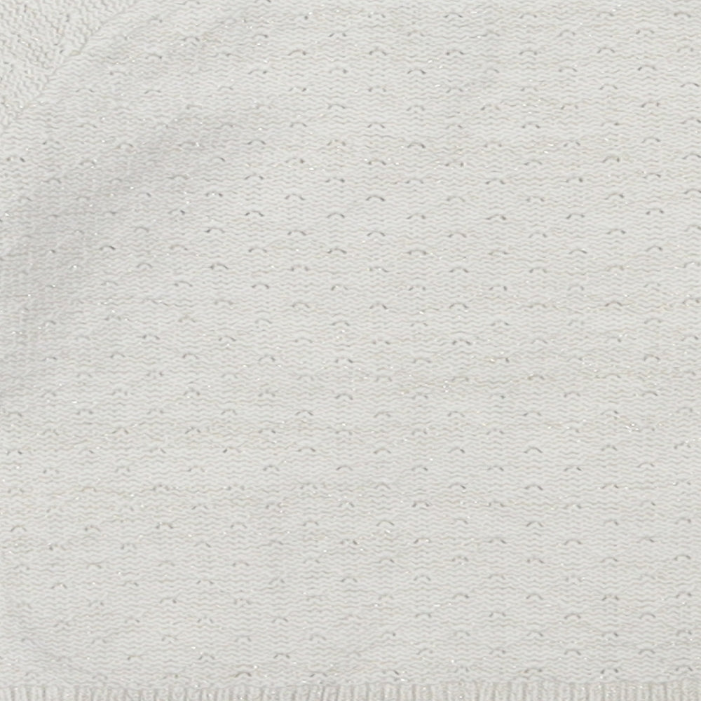 Gap Girls Ivory Round Neck  Cotton Pullover Jumper Size 3 Years