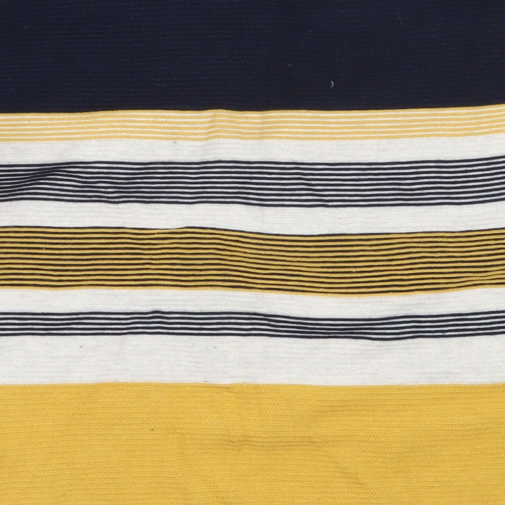George Boys Yellow Round Neck  Cotton Pullover Jumper Size 6-7 Years