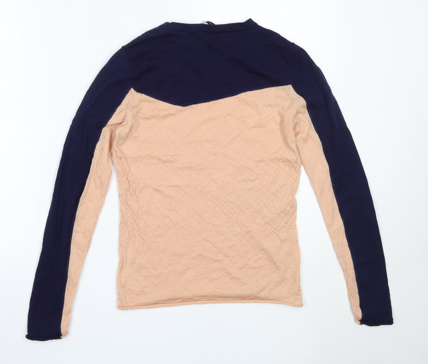 & Other Stories Womens Beige Round Neck  Wool Pullover Jumper Size M