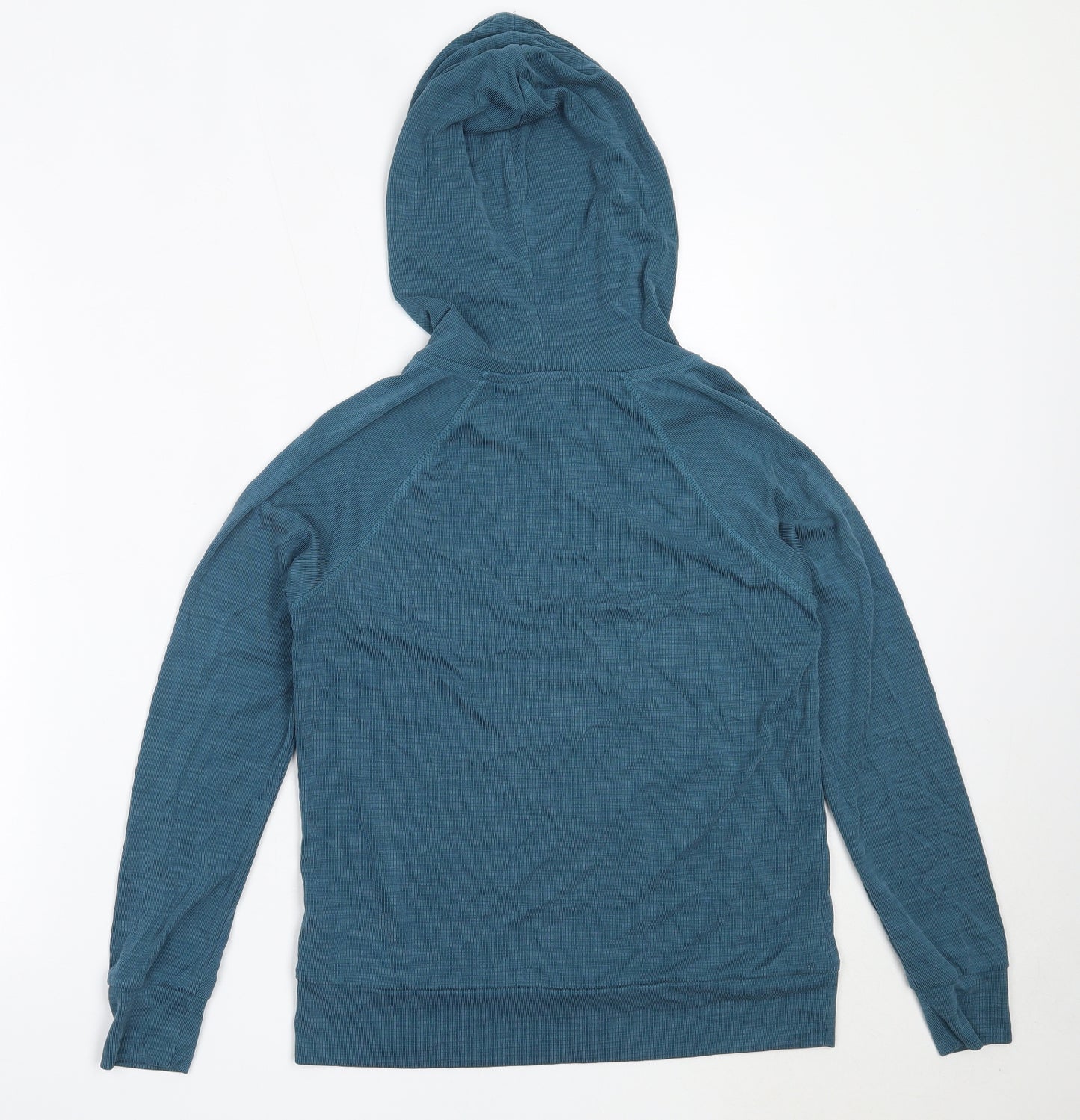TU Womens Blue  Modal Full Zip Hoodie Size 10