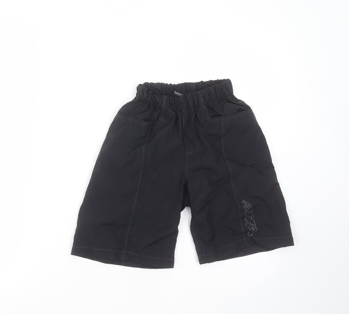 Altura Boys Black Nylon Bermuda Shorts Size 5-6 Years Regular - padded