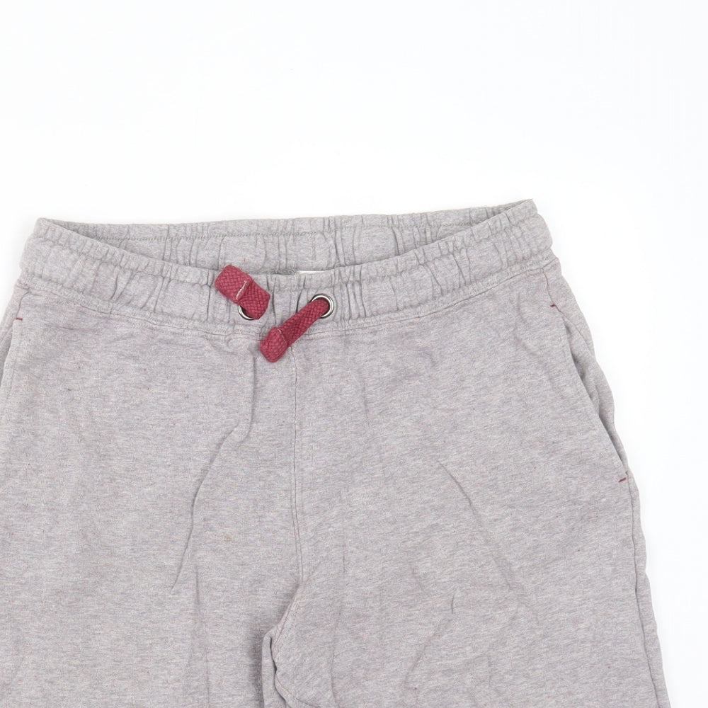 F&F Boys Grey  Cotton Sweat Shorts Size 13-14 Years  Regular Drawstring