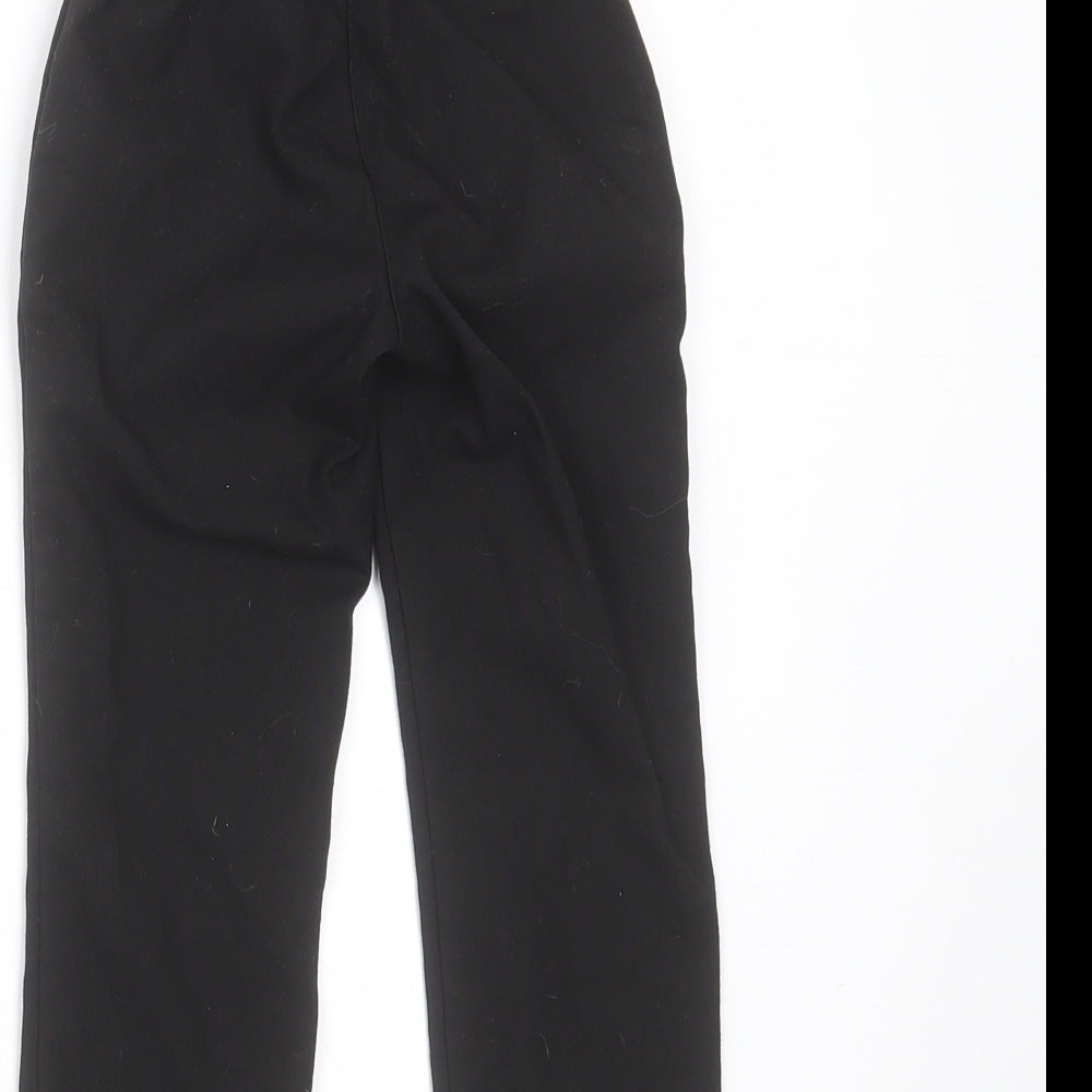 Marks and Spencer Boys Black  Polyester  Trousers Size 2-3 Years  Regular  - school