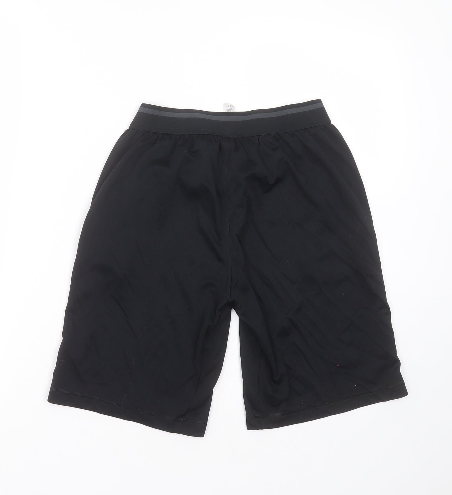 adidas Boys Black  Polyester Bermuda Shorts Size 13-14 Years  Regular  - climachill