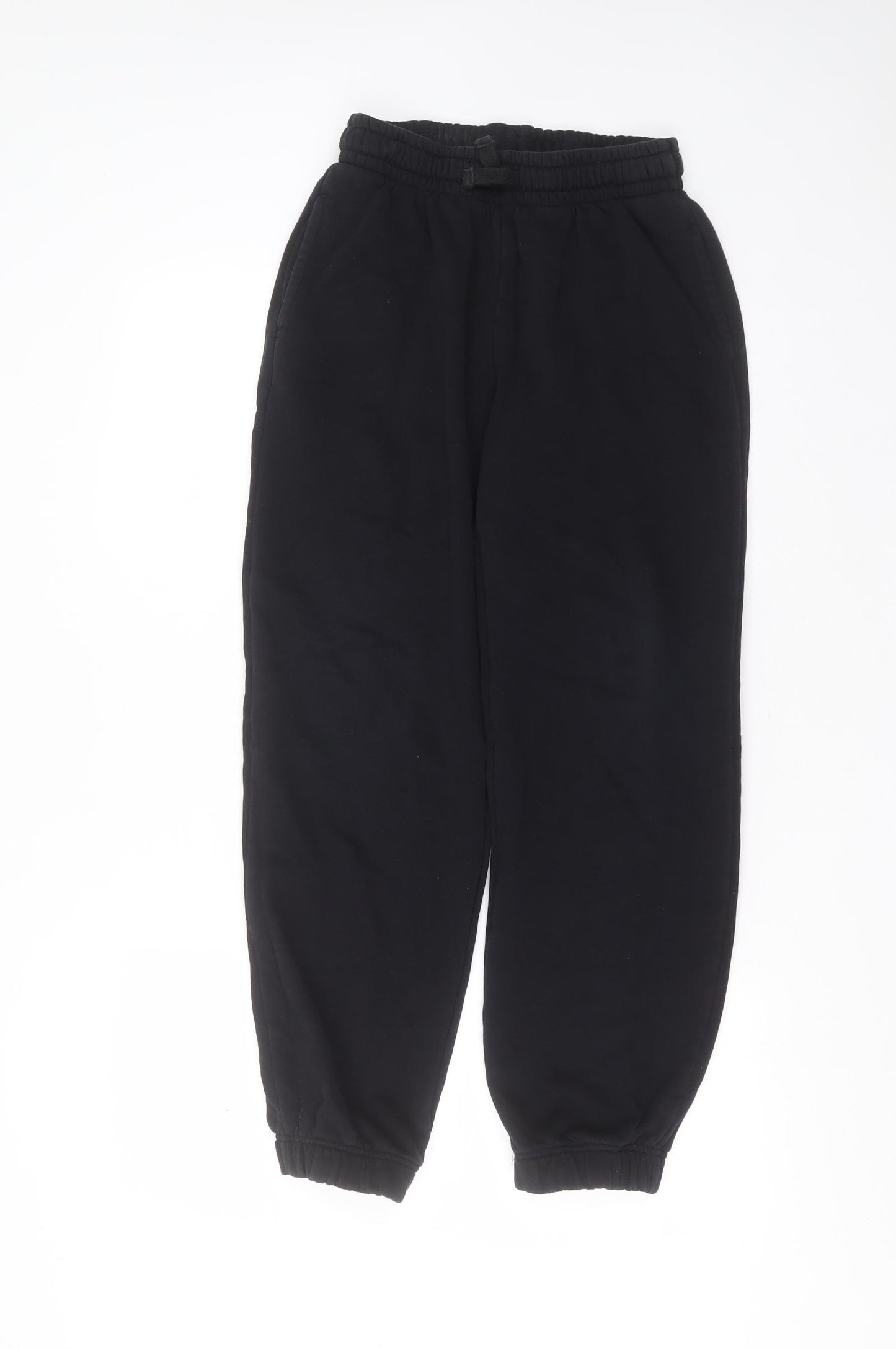 Matalan Girls Black  Cotton Jogger Trousers Size 13 Years  Regular