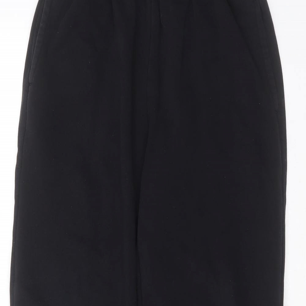 Matalan Girls Black  Cotton Jogger Trousers Size 13 Years  Regular