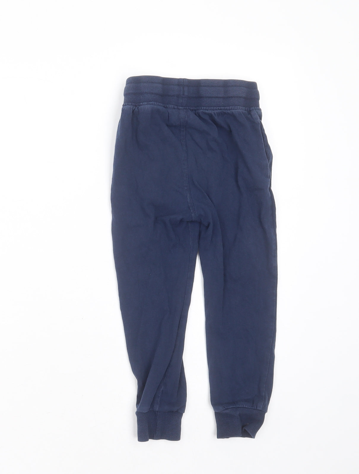 H&M Boys Blue  Cotton Jogger Trousers Size 3-4 Years  Regular