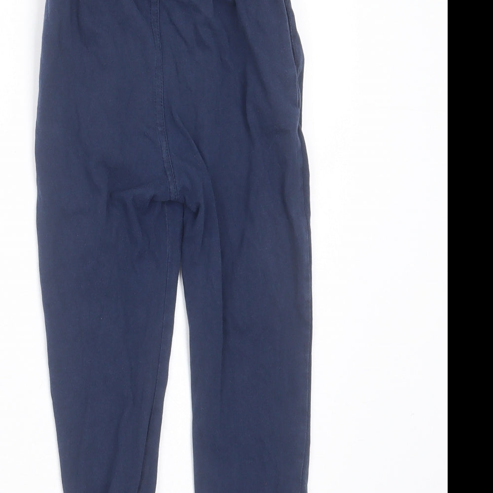 H&M Boys Blue  Cotton Jogger Trousers Size 3-4 Years  Regular