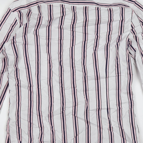 ASOS Mens Multicoloured Striped Cotton  Button-Up Size XS Collared