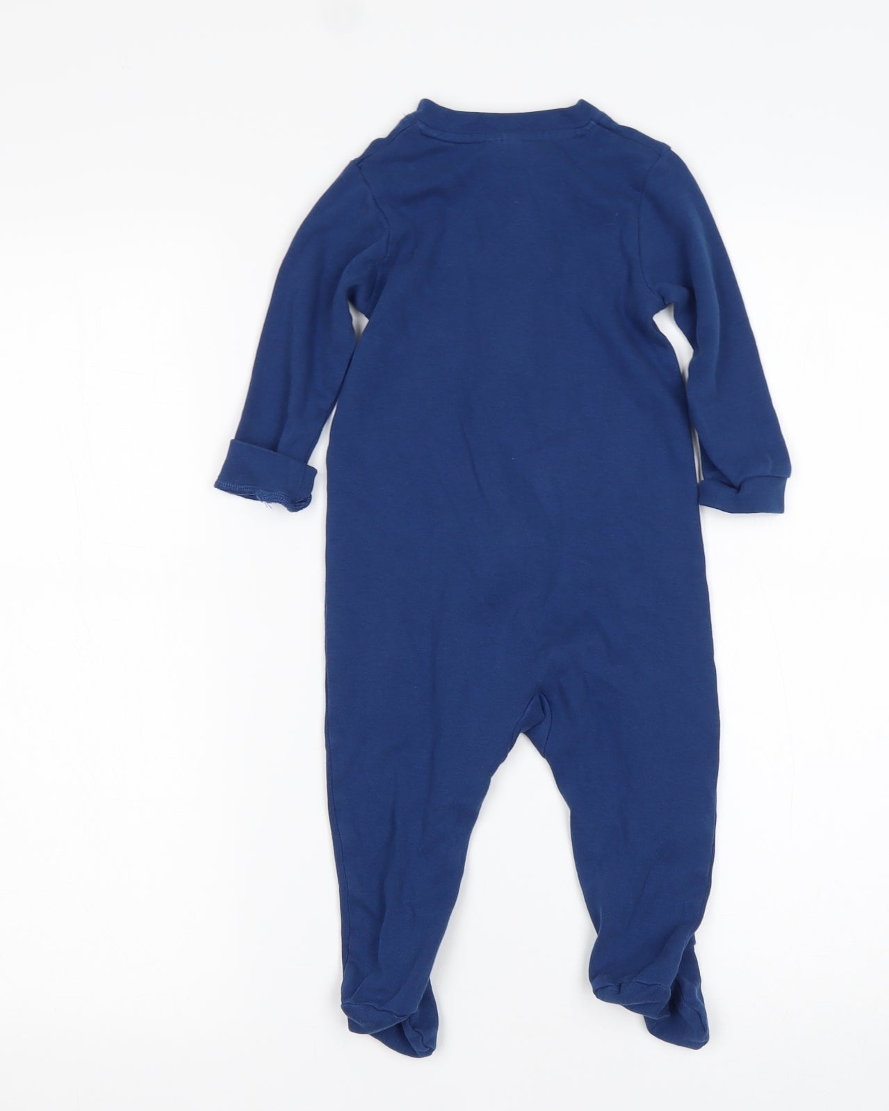 LIL&DAN Boys Blue  Cotton Babygrow One-Piece Size 9-12 Months