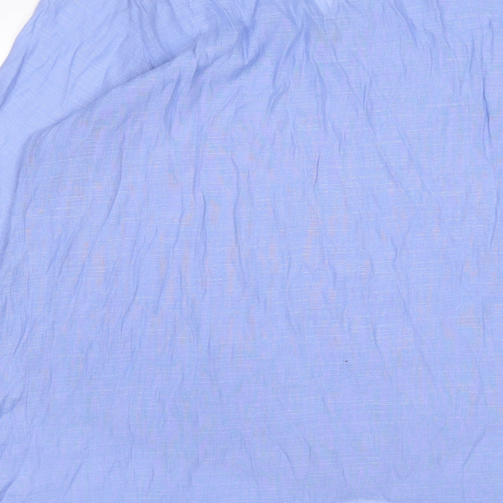 Yours Womens Blue  Viscose A-Line  Size 24  V-Neck