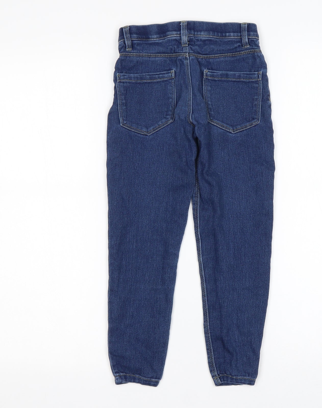 Denim Co Girls Blue  Cotton Jegging Jeans Size 6-7 Years  Regular