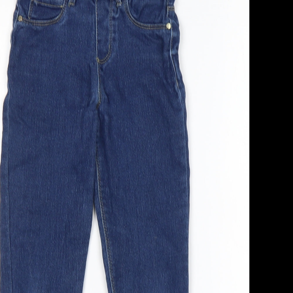 Denim Co Girls Blue  Cotton Jegging Jeans Size 6-7 Years  Regular
