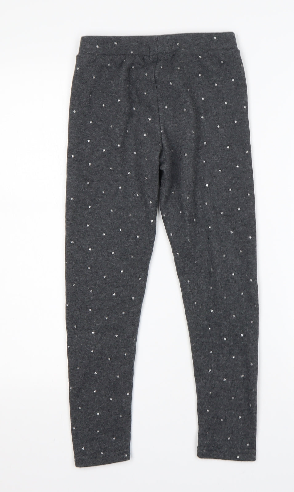 Primark Girls Grey Polka Dot Polyester Sweatpants Trousers Size 8-9 Years  Regular