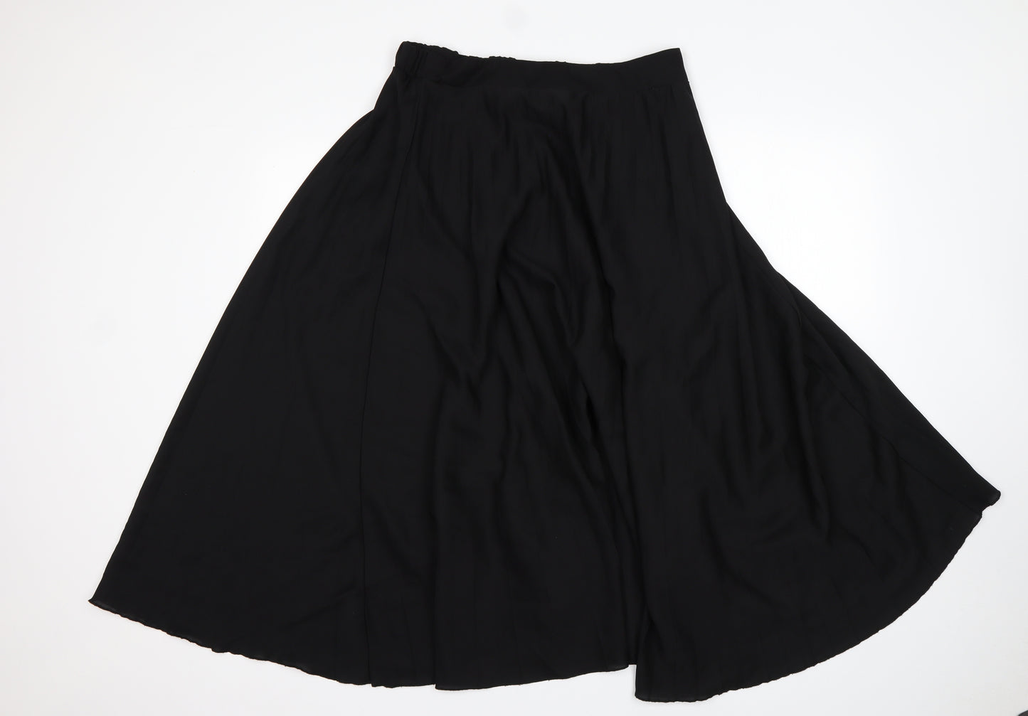 New Look Womens Black  Polyester A-Line Skirt Size 14