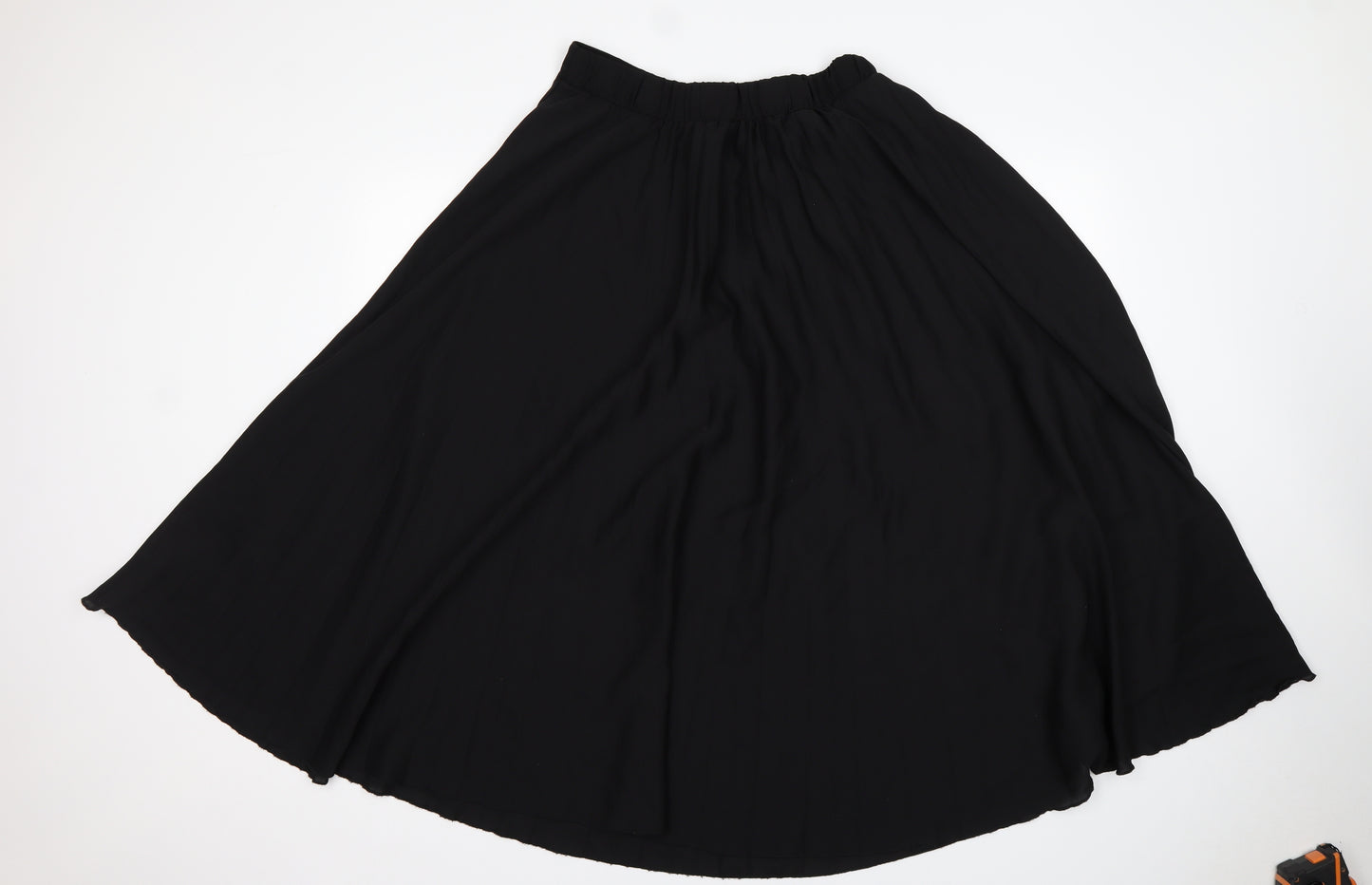 New Look Womens Black  Polyester A-Line Skirt Size 14