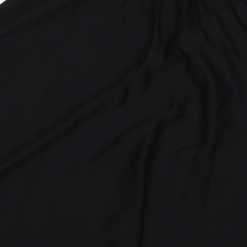 New Look Womens Black  Polyester A-Line Skirt Size 14