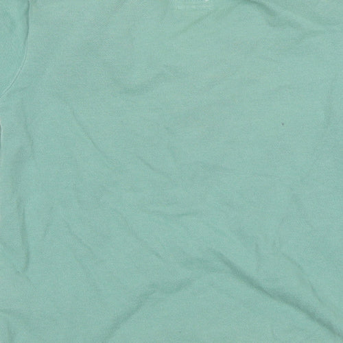 Mammas & Pappas Boys Green  Cotton Basic Polo Size 4-5 Years Collared