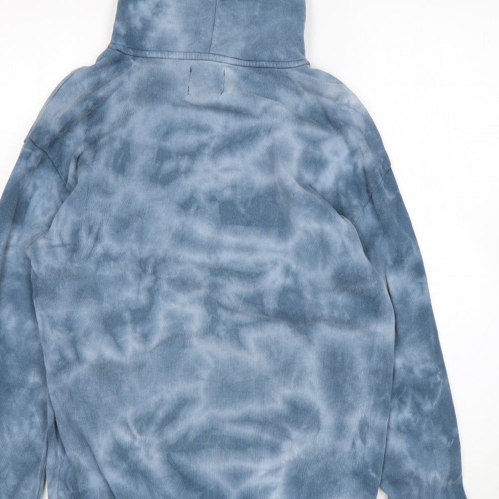 Primark Mens Blue  Cotton Pullover Hoodie Size M