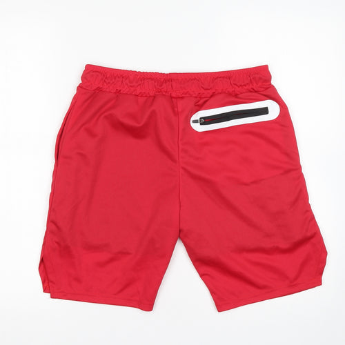 Preworn Mens Red   Athletic Shorts Size L L8 in Regular