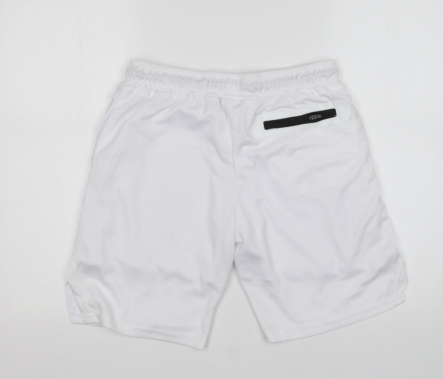 Preworn Mens White   Athletic Shorts Size L L9 in Regular