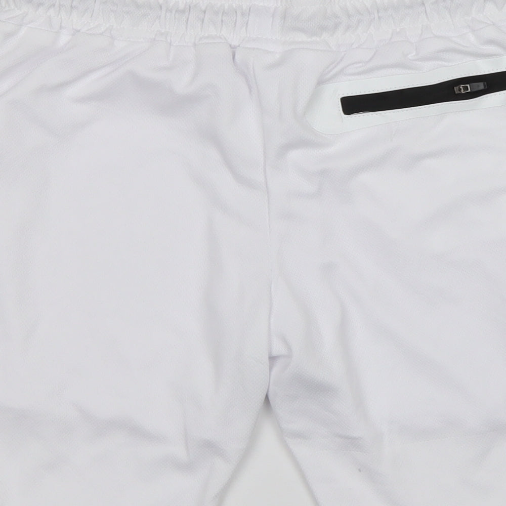 Preworn Mens White   Athletic Shorts Size L L9 in Regular