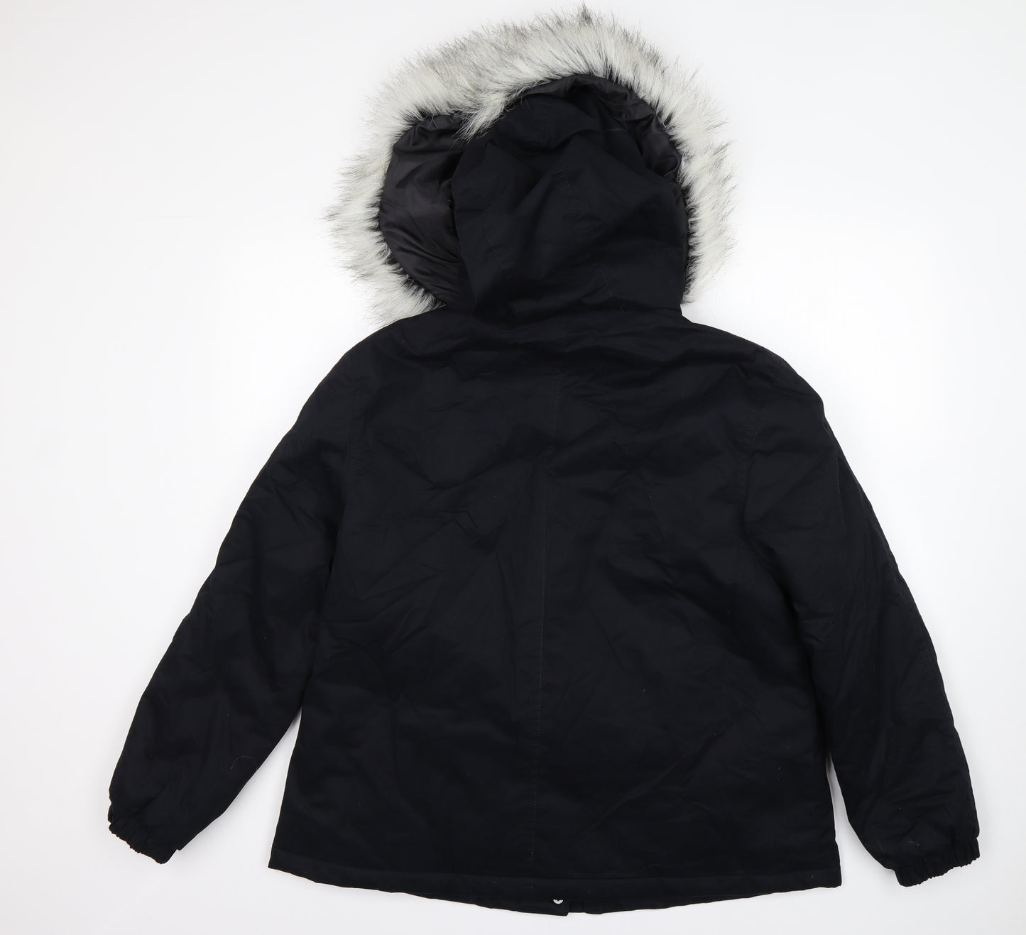 Primark Womens Black   Parka Coat Size L
