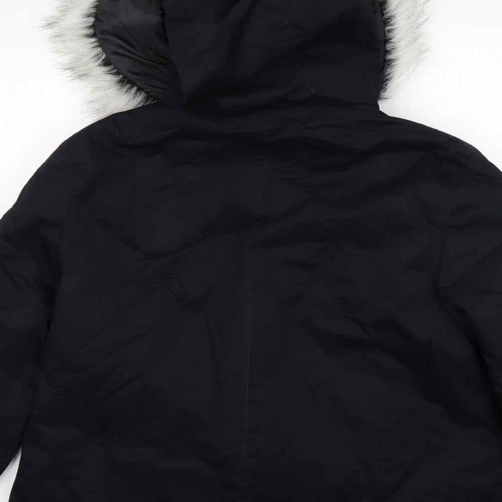 Primark Womens Black   Parka Coat Size L